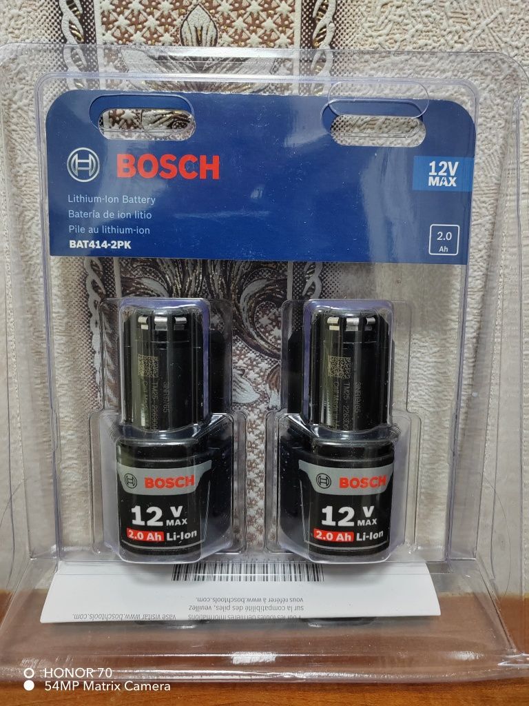 Bosch 12v аккумулятор Original