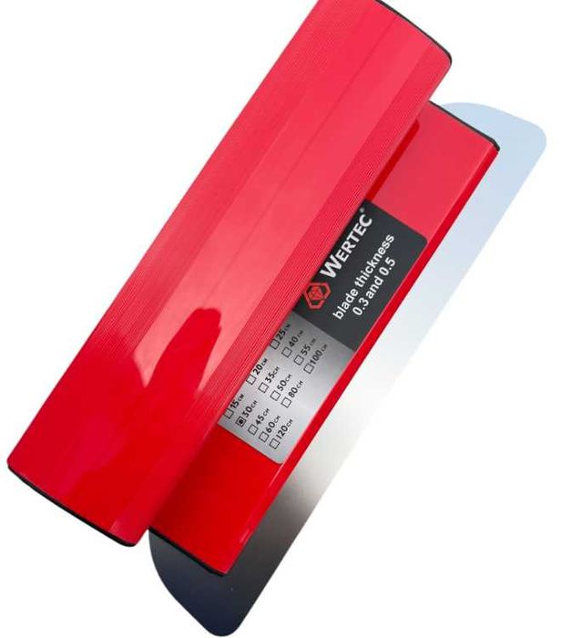 Комплект ножове за шпакловка Wertec