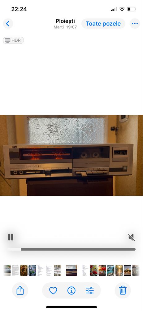 Cass Deck JVC KD-D10 in stare deosebita estetic si functional.