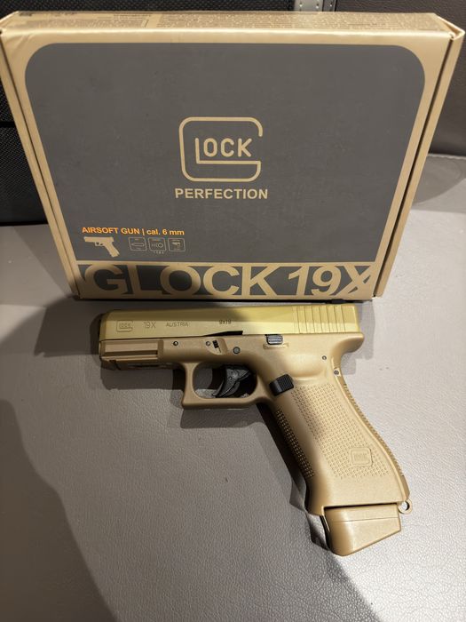 Pistol airsoft GLOCK 19X co2 blowback