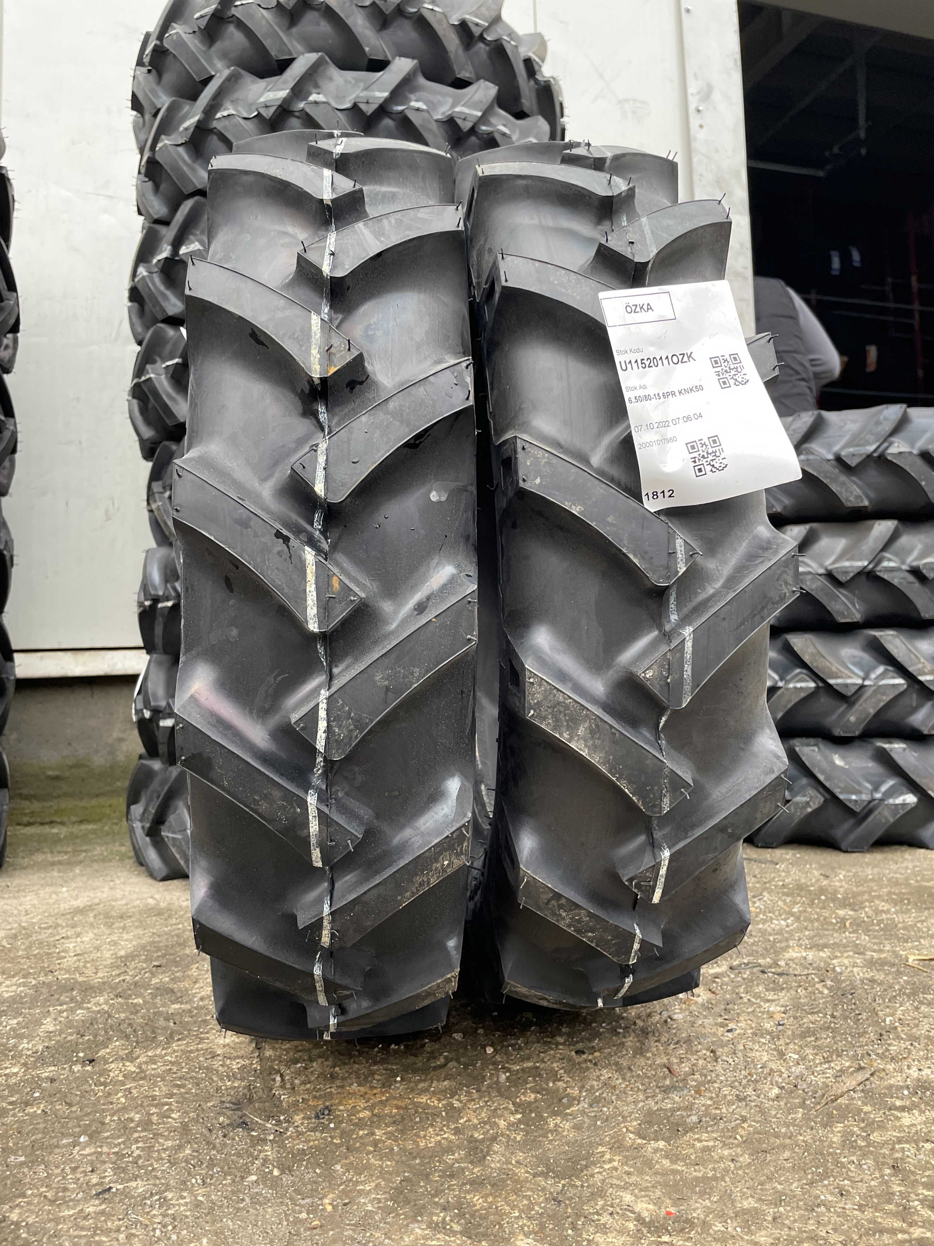 6.50/80-15 anvelope noi marca OZKA pentru motocultor