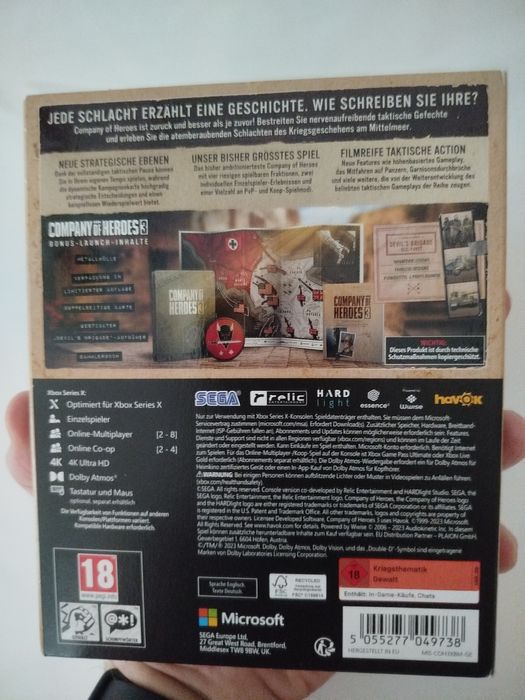 Company of Heroes 3 Xbox Series X Console Launch day  Edition