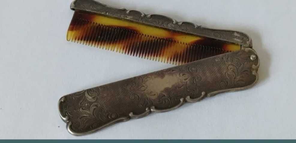 Pieptane vintage argint masiv,835