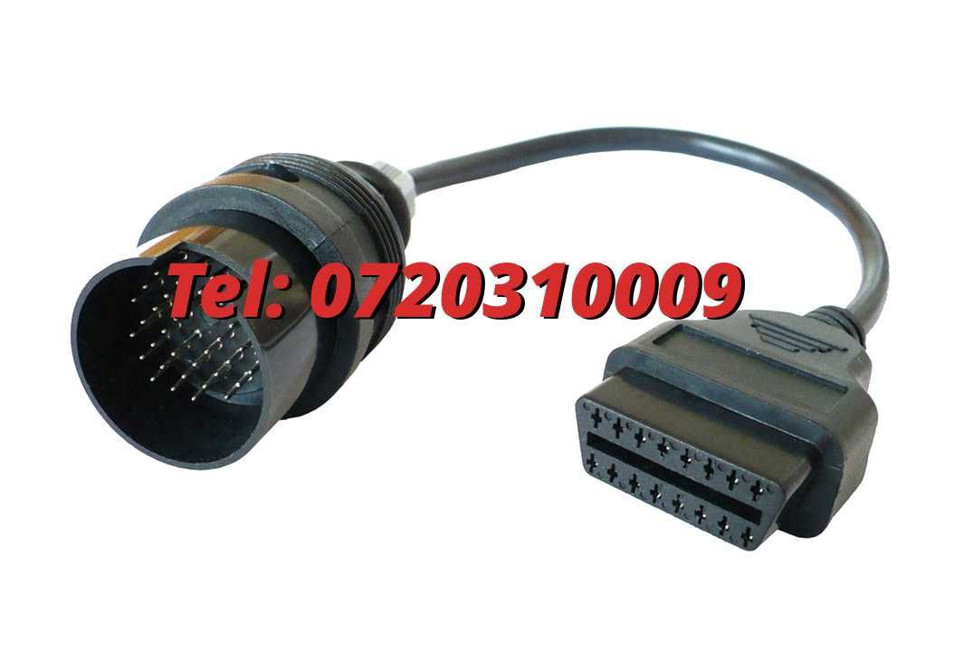 Cablu Adaptor Iveco Daily 38 Pin La Obd2 Pt Autocom Delphi Wurth