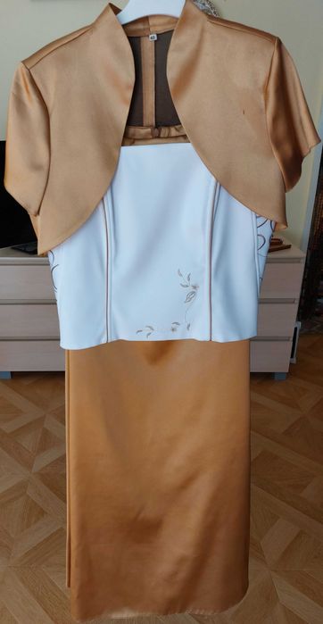 Rochie lunga de ocazie, de seara, de gala, de petrecere
din 3 piese