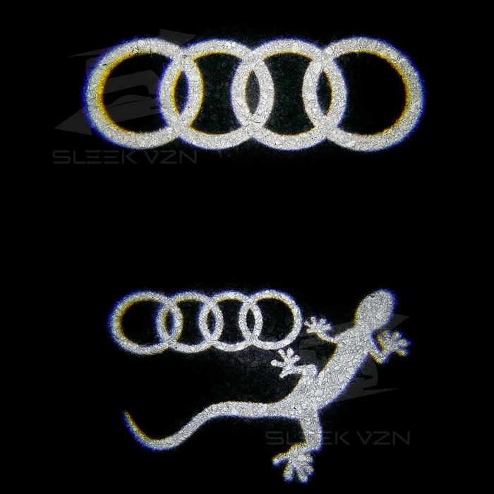 Led welcome светлини, лого проектор за Audi