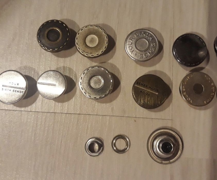 Nasturi metalici si plastic ,pt blugi si jachete