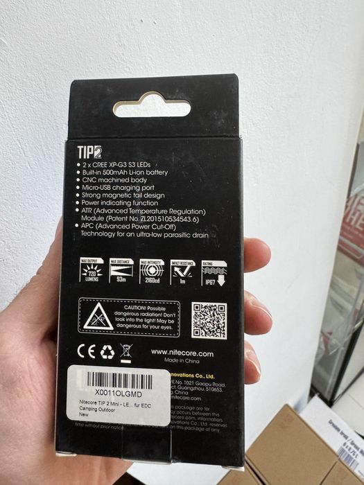 Lanterna Breloc Nitecore TIP2, 720 Lumeni, 93 Metri, Noua