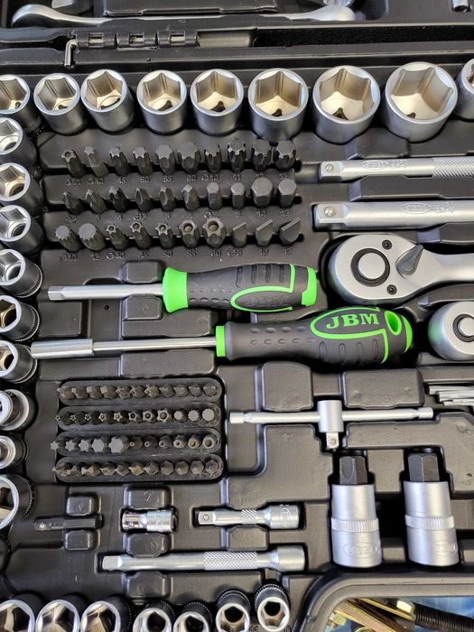 Trusa scule 216.Trusa chei 216 pcs-Spania JBM-Noi-Garantie PROFI