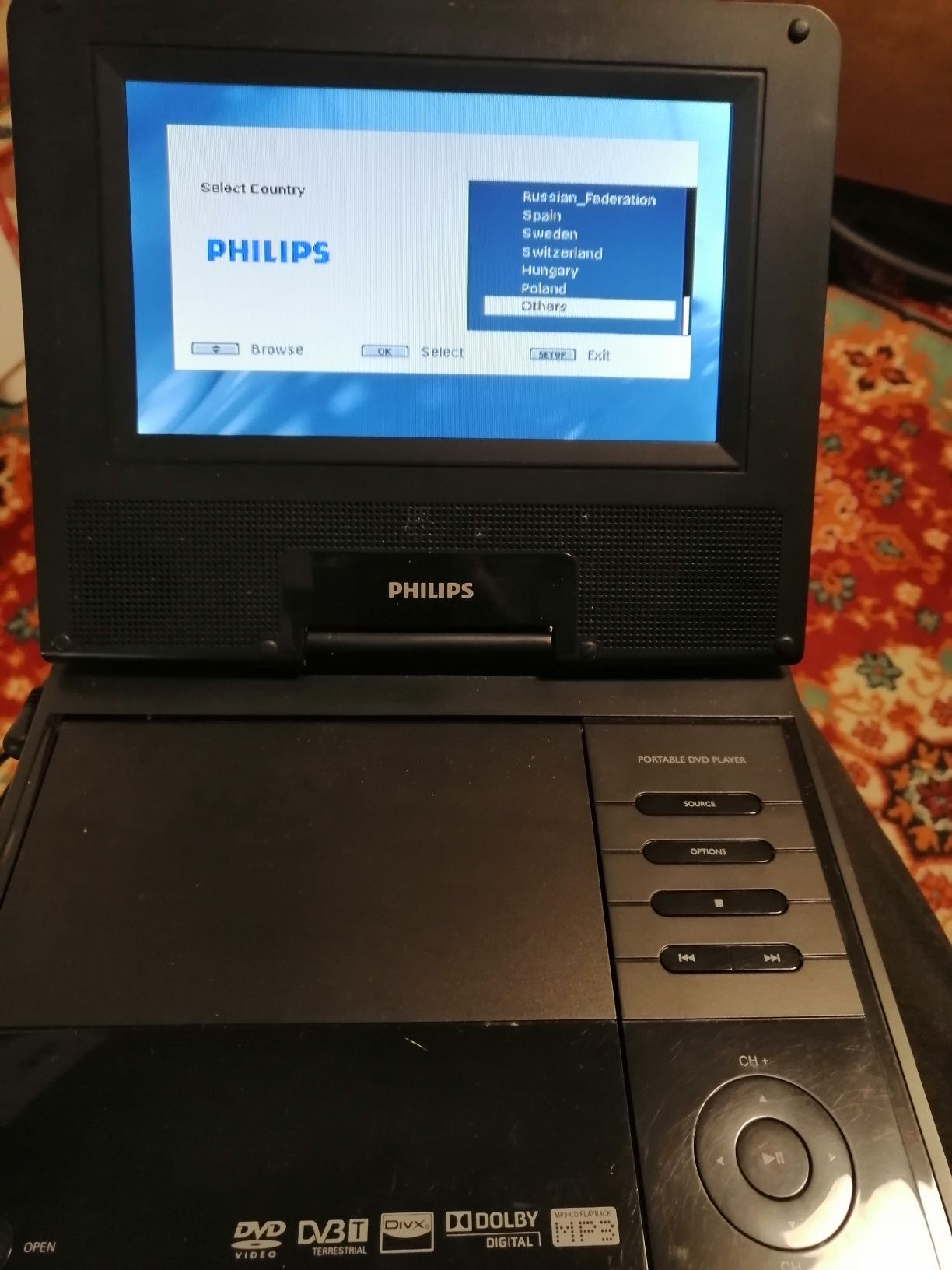 Dvd uri auto Philips, Panasonic