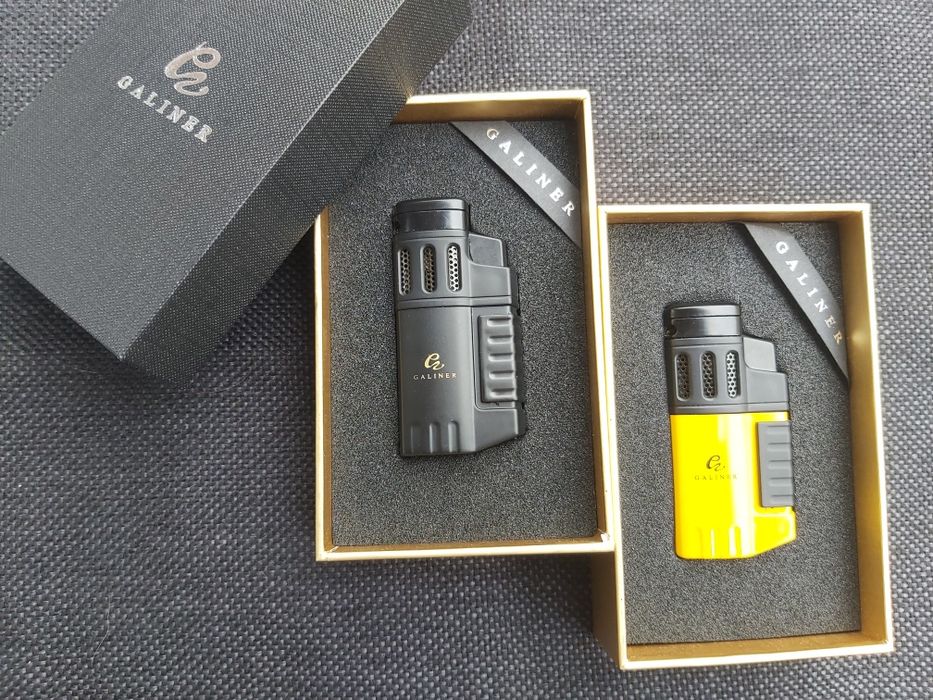 Луксозна запалка за пури GALINER два цвята