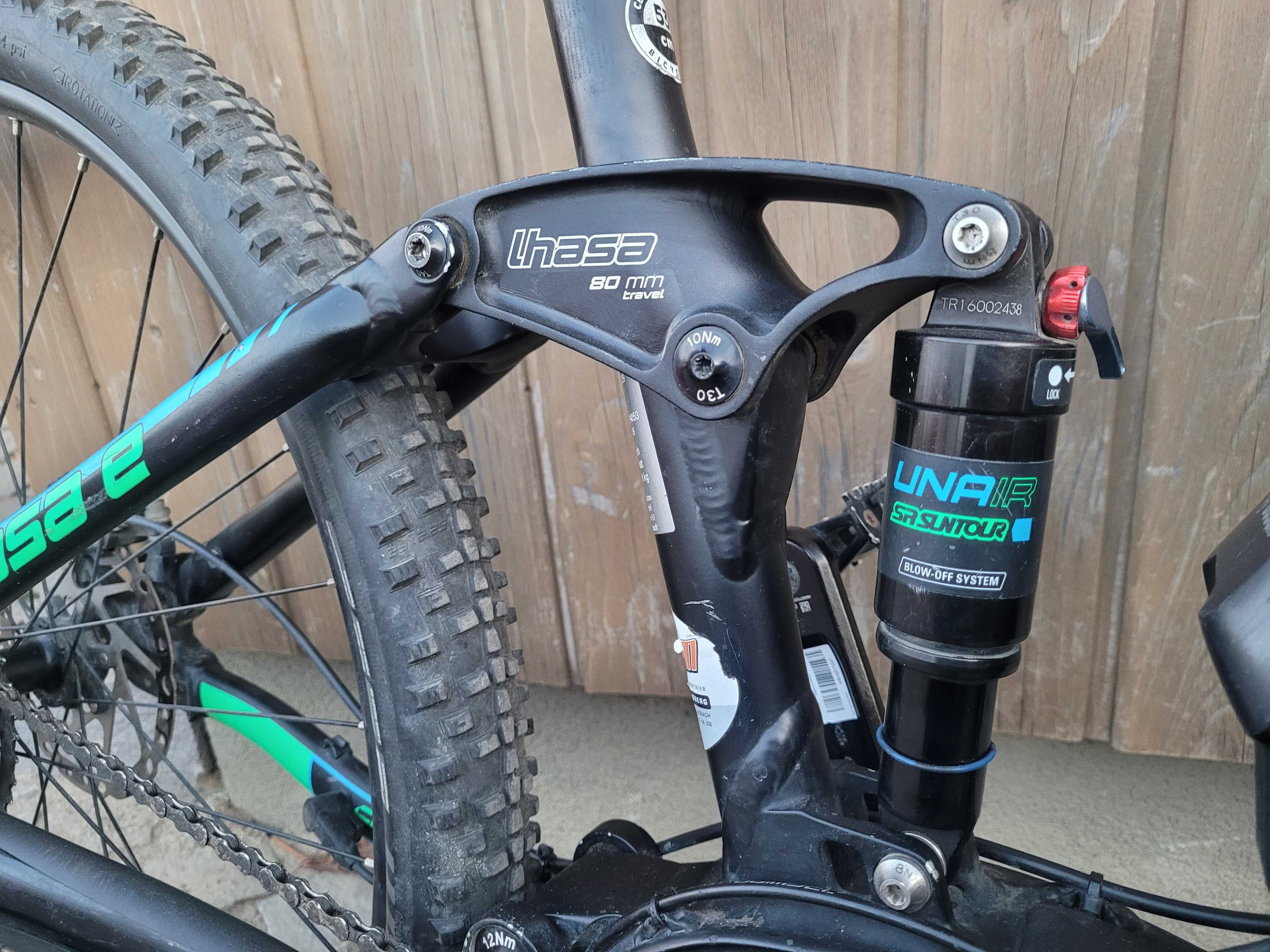 Bicicleta electrica Centurion full suspension 29, 2baterii total 900Wh