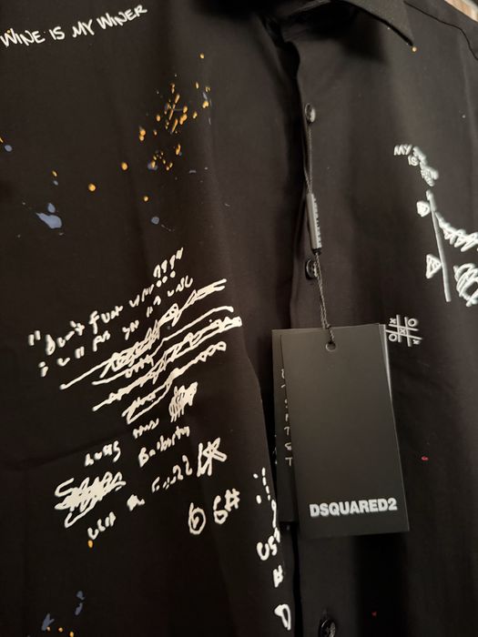 Dsquared2 мъжка черна риза • high grade • всички размери