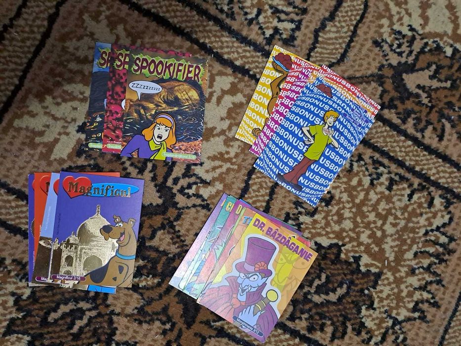 Cartonase scooby doo + masina misterelor