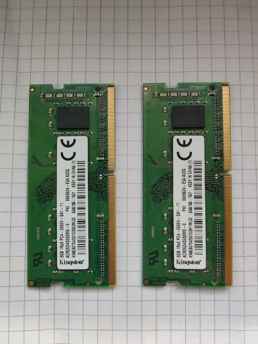 Kingston 16GB Dual 2x 1RX8 PC4-21300 DDR4 2666V 1.2V SODIMM Laptop