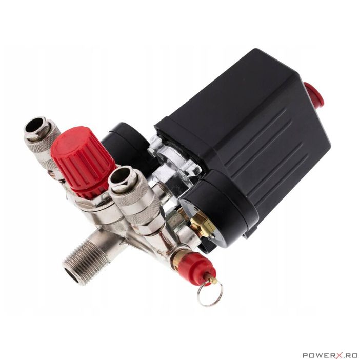 Presostat complet universal pentru compresor monofazic 220V, 8 bari,