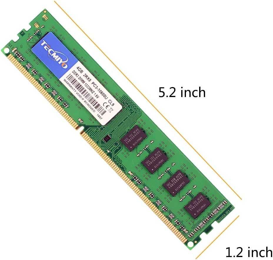 Комплект Ram памет TECMIYO DDR3 1333MHz UDIMM RAM 8GB