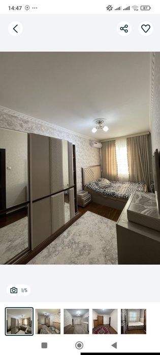 Yunusobod 4kvartal 4/4/4 uy sotiladi 2*6 balkon