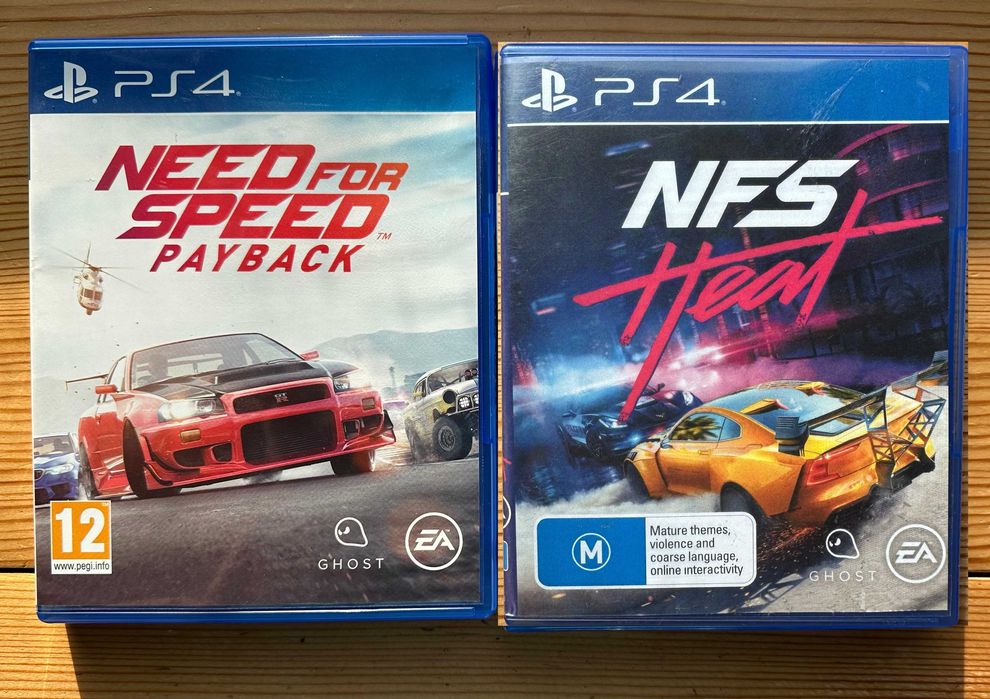 Need for speed Heat + Payback PlayStation 4 PS4 PlayStation 5 PS5 NFS