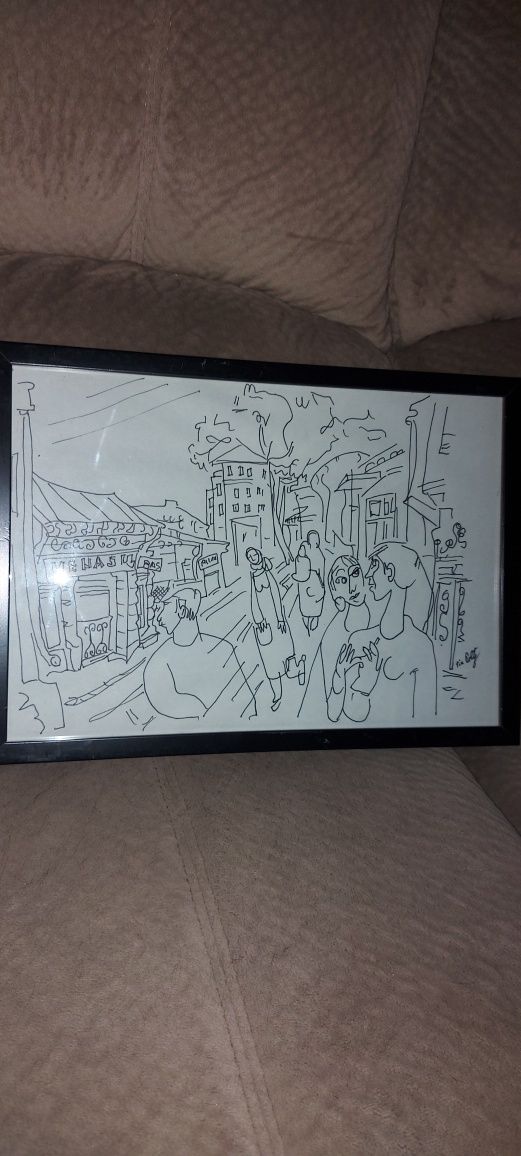 Tablou vechi,grafică, autori consacrați.
