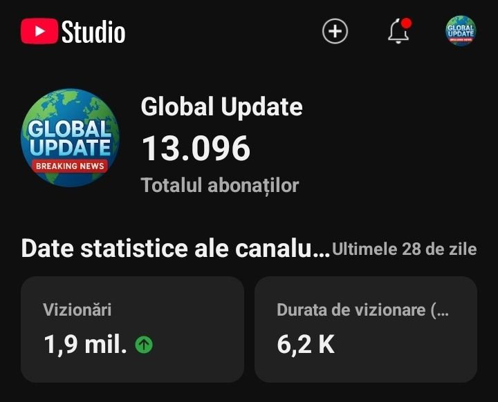 Vând canal YouTube activ 13k abonați
