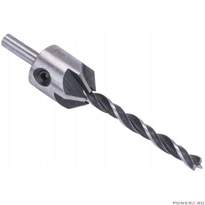 Set 4 burghie pentru lemn, 45 grade 3-93 mm, Powermat