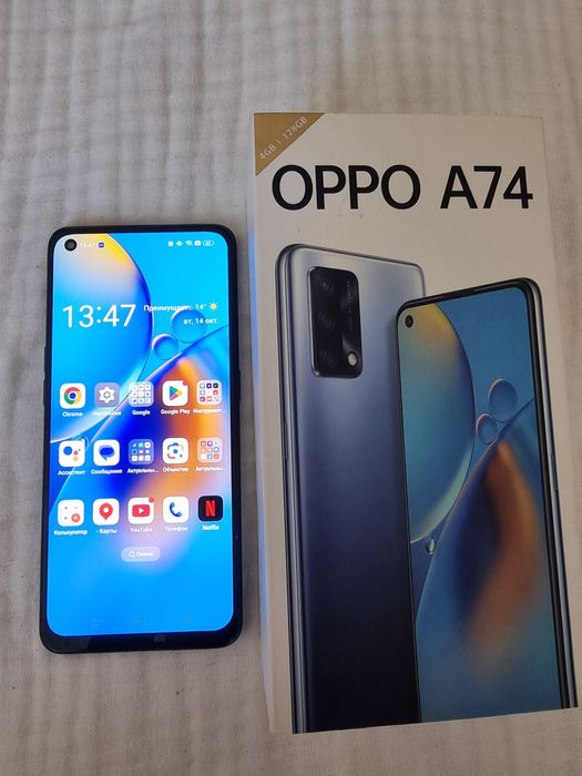 OPPO A74 ( 128GB , 48MP ) с документами