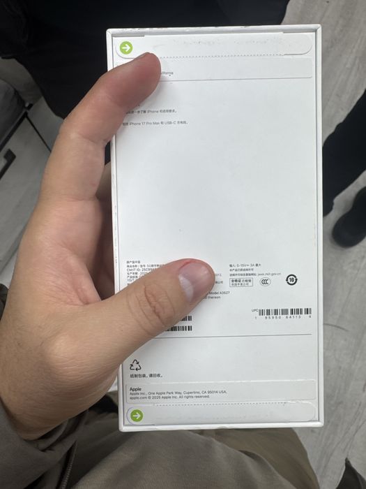 Iphone 17promax 256 2sim Ch/A