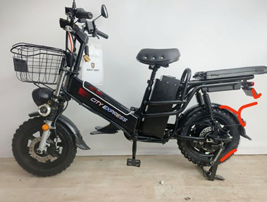 Электровелосипед City Express 1500w