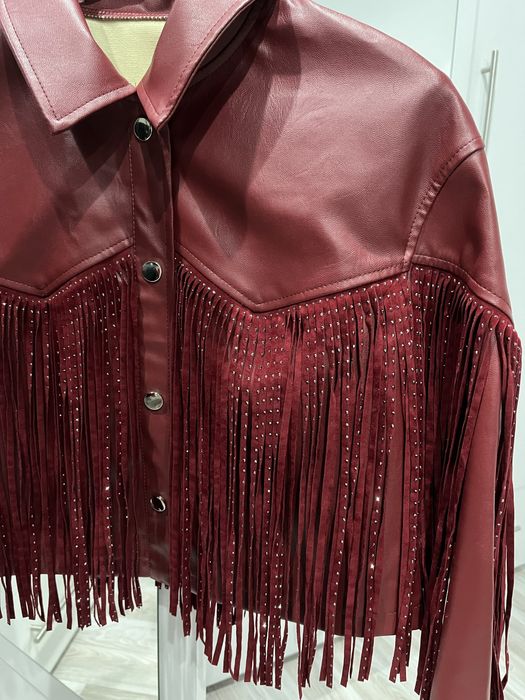 Дамско кожено яке