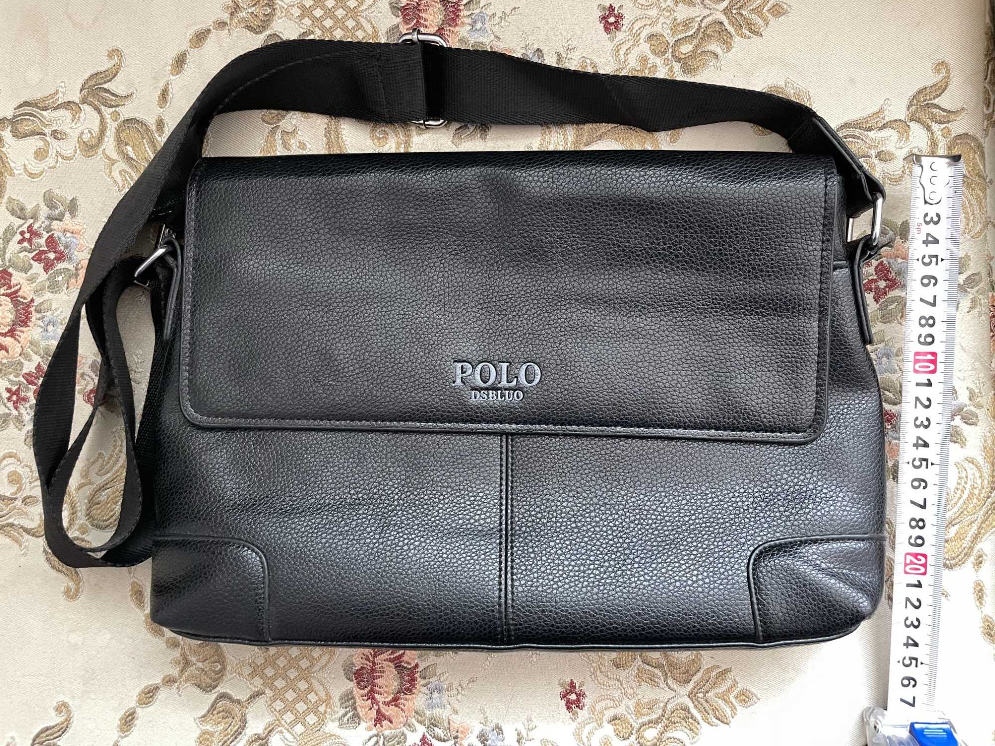 Продам кожанную сумку POLO