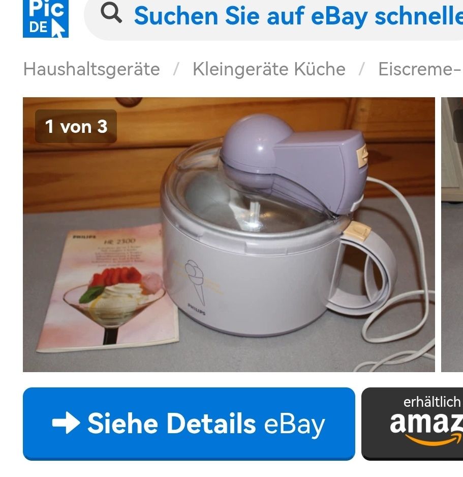 Aparat masina  inghetata  Philips hr2300 NOU 100 Ron germania
