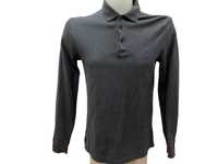 Мъжка блуза RALPH LAUREN размер M поло шърт с дълъг ръкав сив