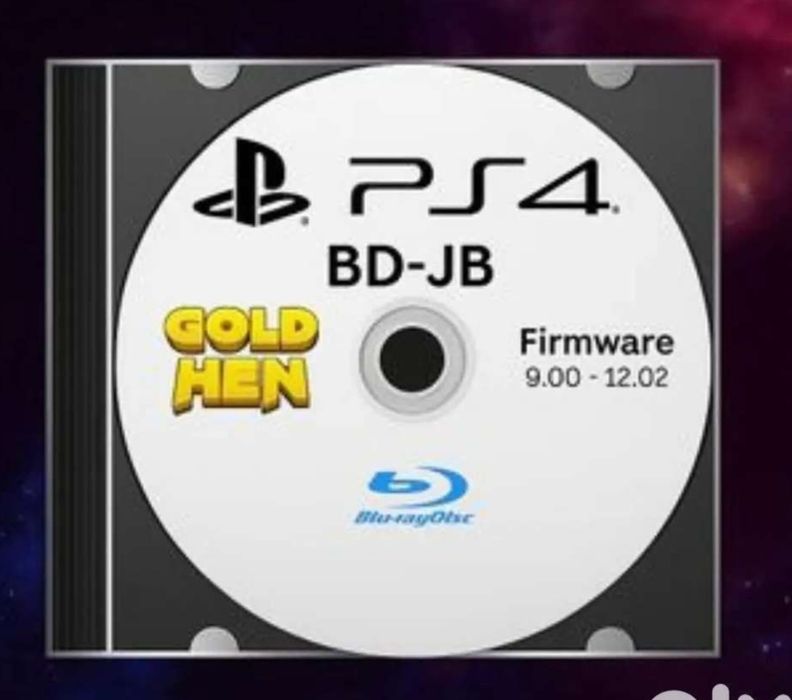 PS4/PS5 12.02 & 7.61 vzlom uchun  Blu-ray disk