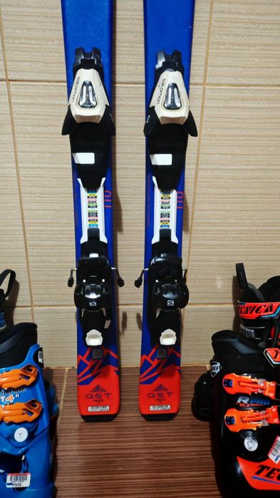 Schiuri Salomon qst max 110 set copii -clapari ski