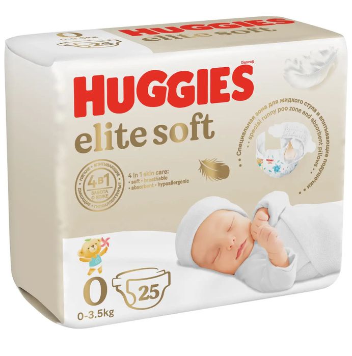 Подгузники Huggies Elite Soft
