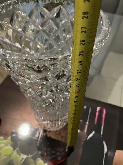Vază cristal masiv, impecabilă