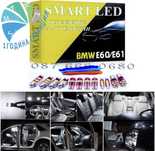 LED крушки КОМПЛЕКТ BMW E60 E61 лед бмв е60 е61 интериор xenon крушка