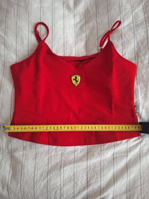 Top damă Ferrari original bumbac mărimea 2