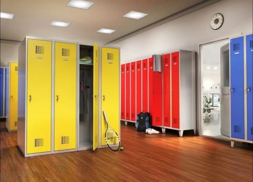 Шкаф металлический для раздевалки