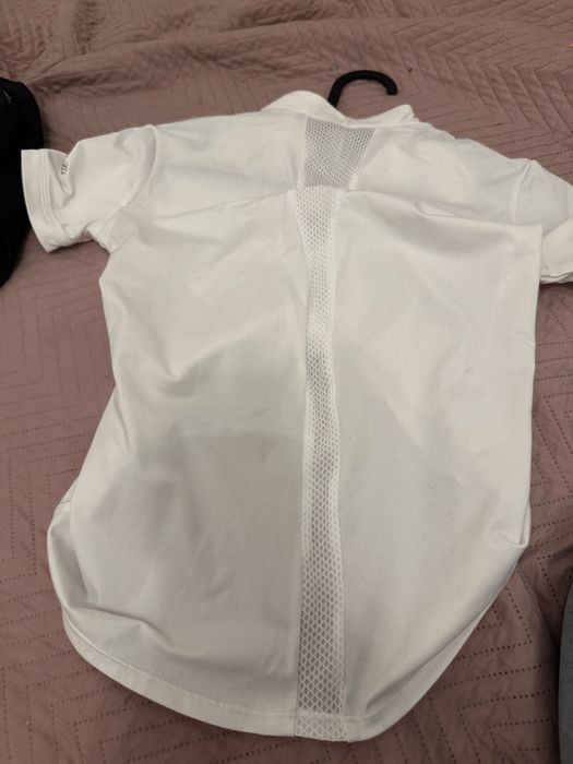 Tricou echitatie Fouganza alb