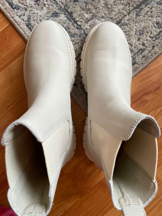 Ghete dama chelsea piele