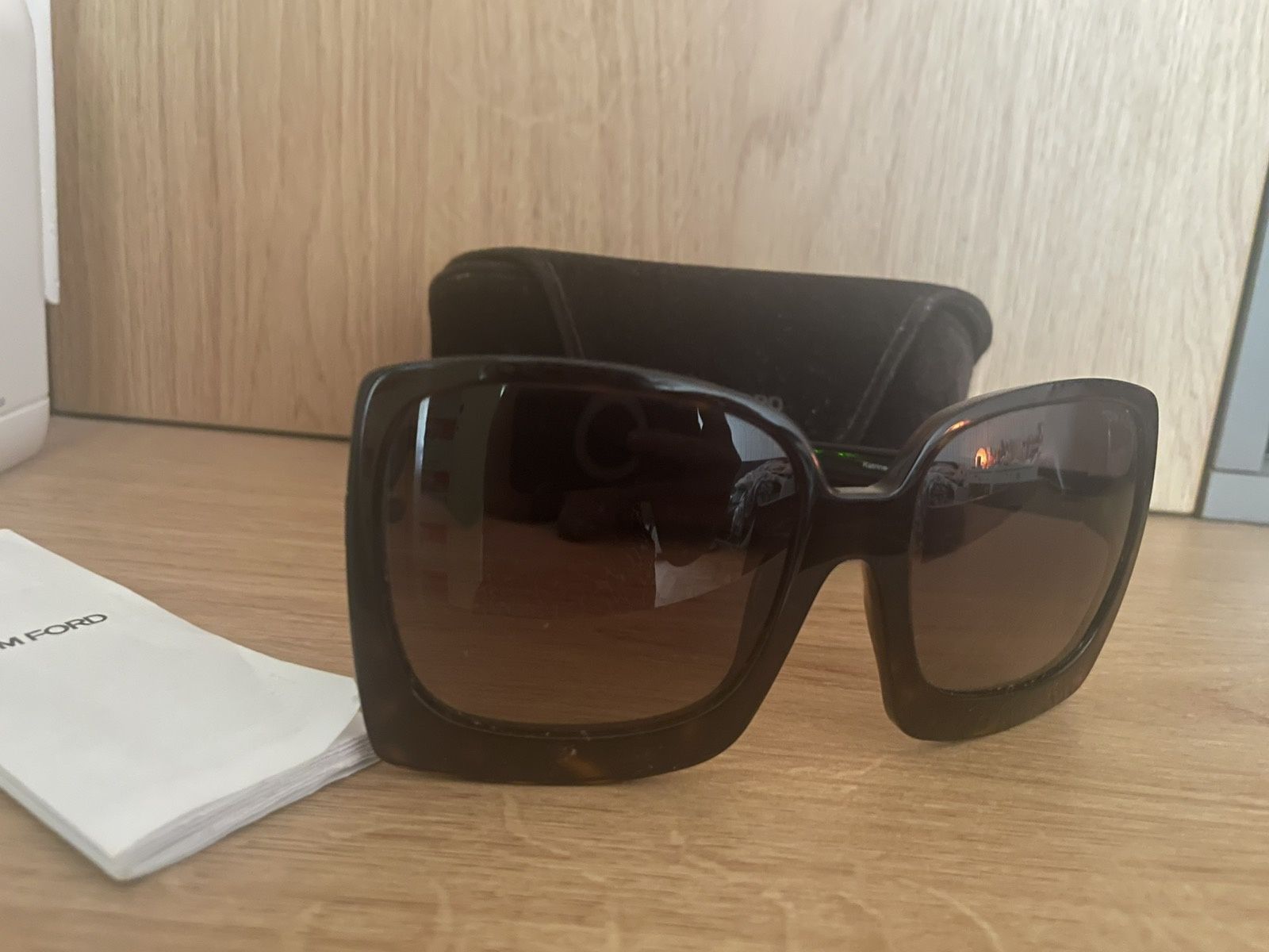 Очила Tom Ford Katrine-02, тъмно кафяв