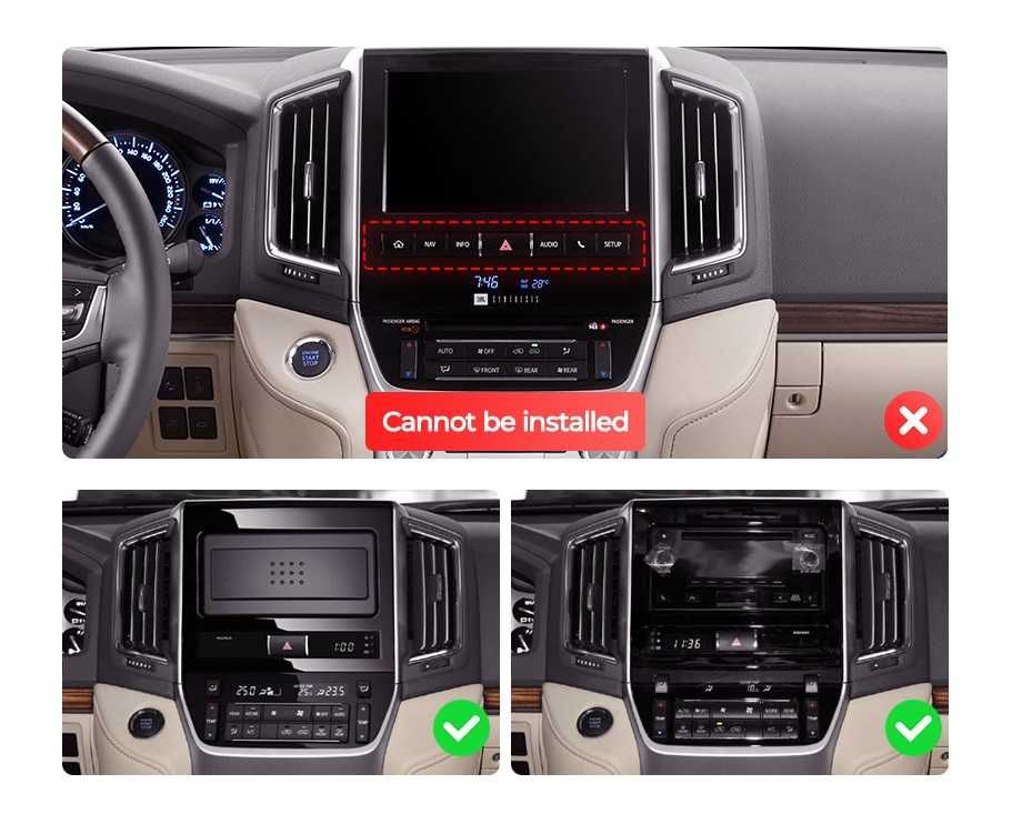 Navigatie Toyota Land Cruiser din 2015 - 2020 , Garantie 2GB 4GB 8GB