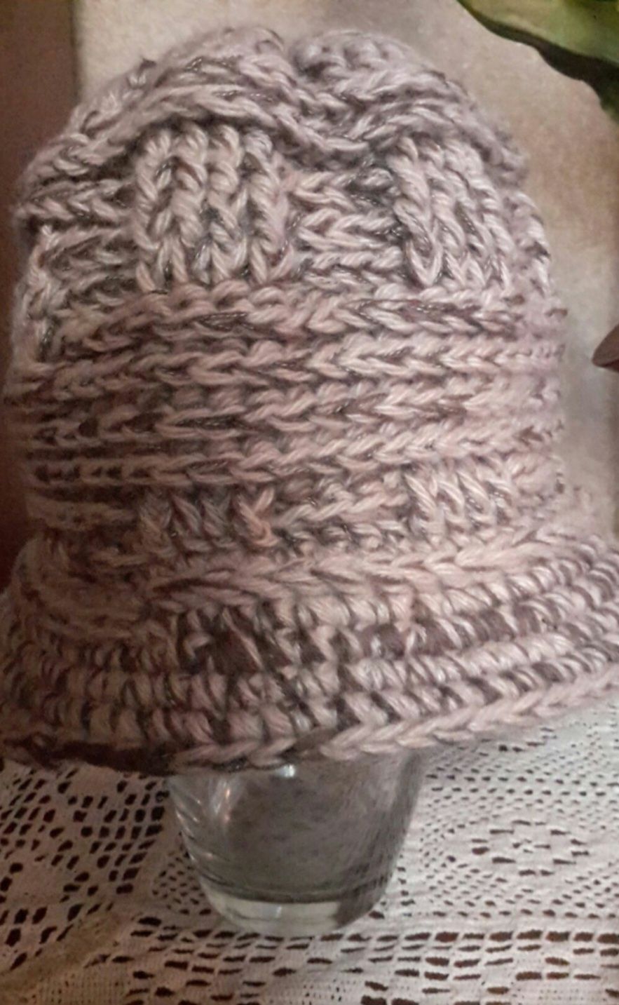 Шапка шляпка вязание