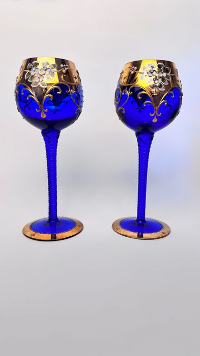 Бохемски кристални чаши