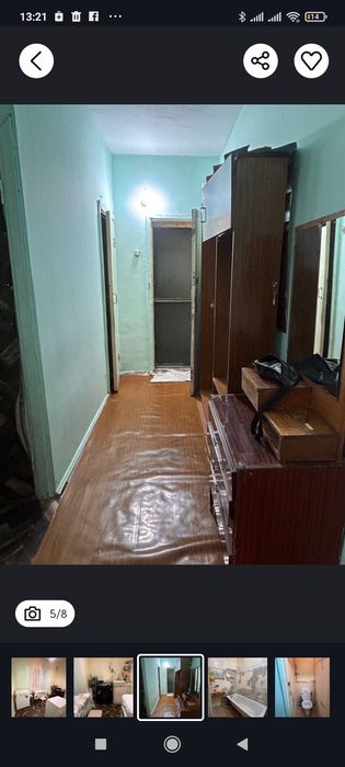 Сдается 1-комнатная квартира рядом с рынком кадышева. Яшнабадский райо