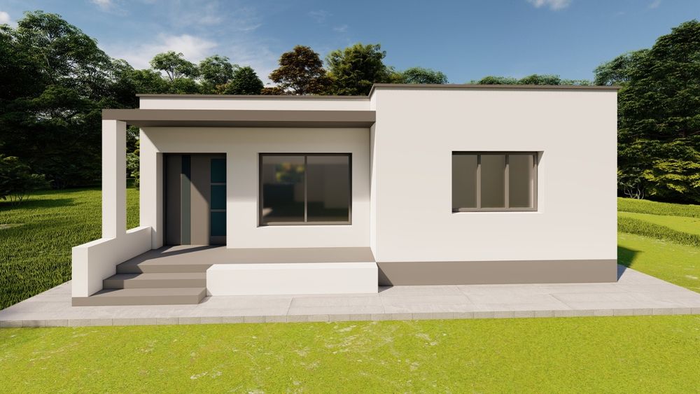 Casa mediteraneana în Dorobanț, materiale premium