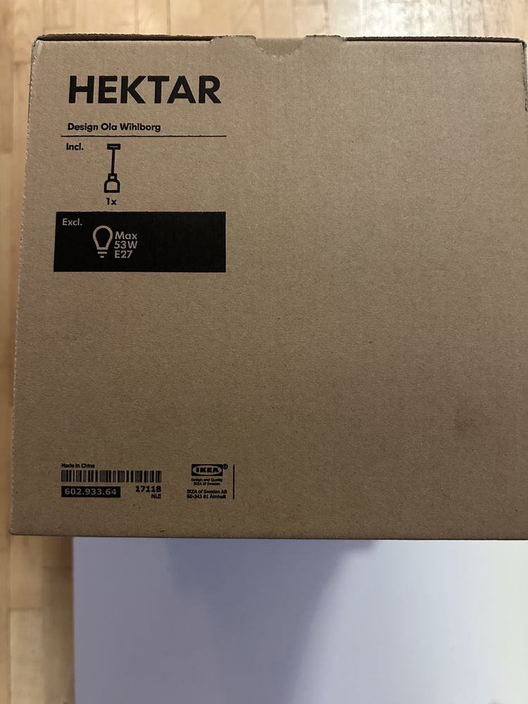 Висяща лампа Hektar Ikea