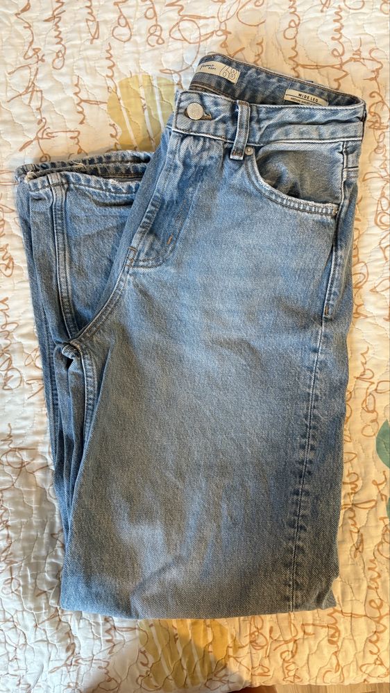 Дамски дънки wide leg на Loft